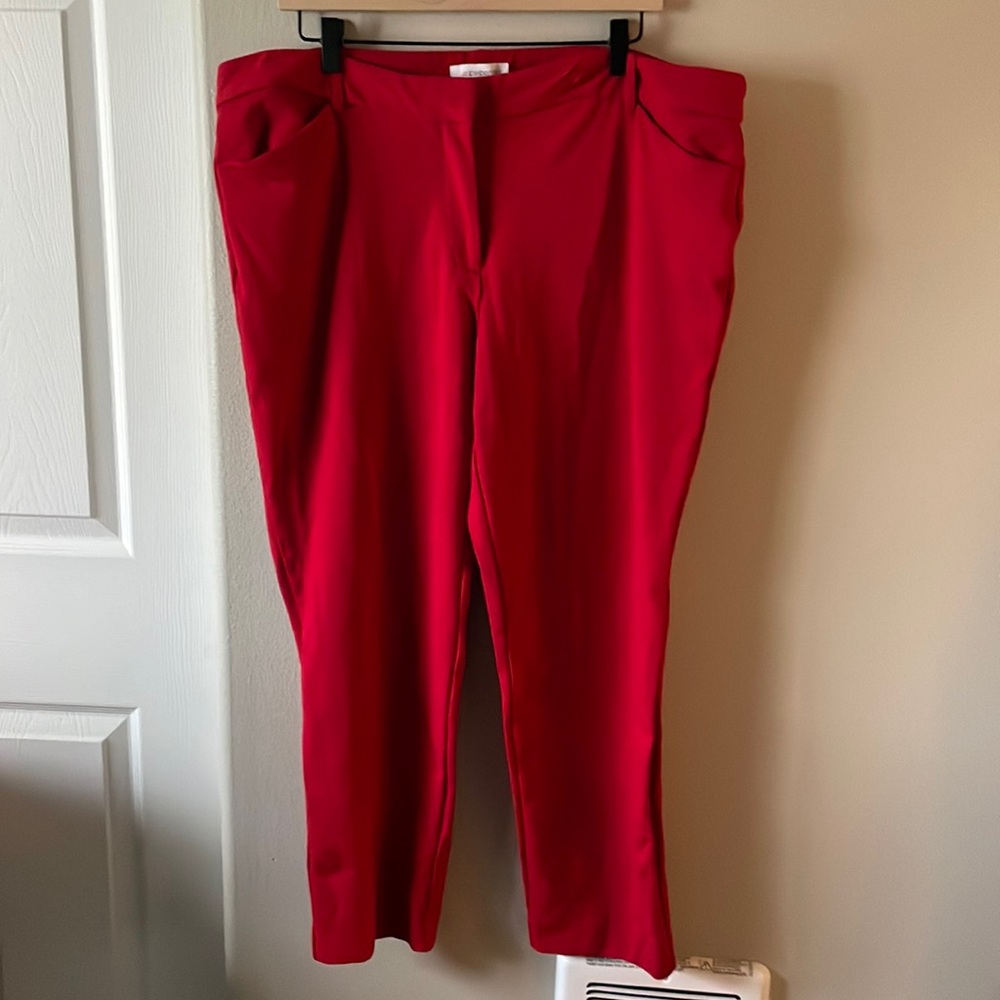Red size 18 women’s trouser pants